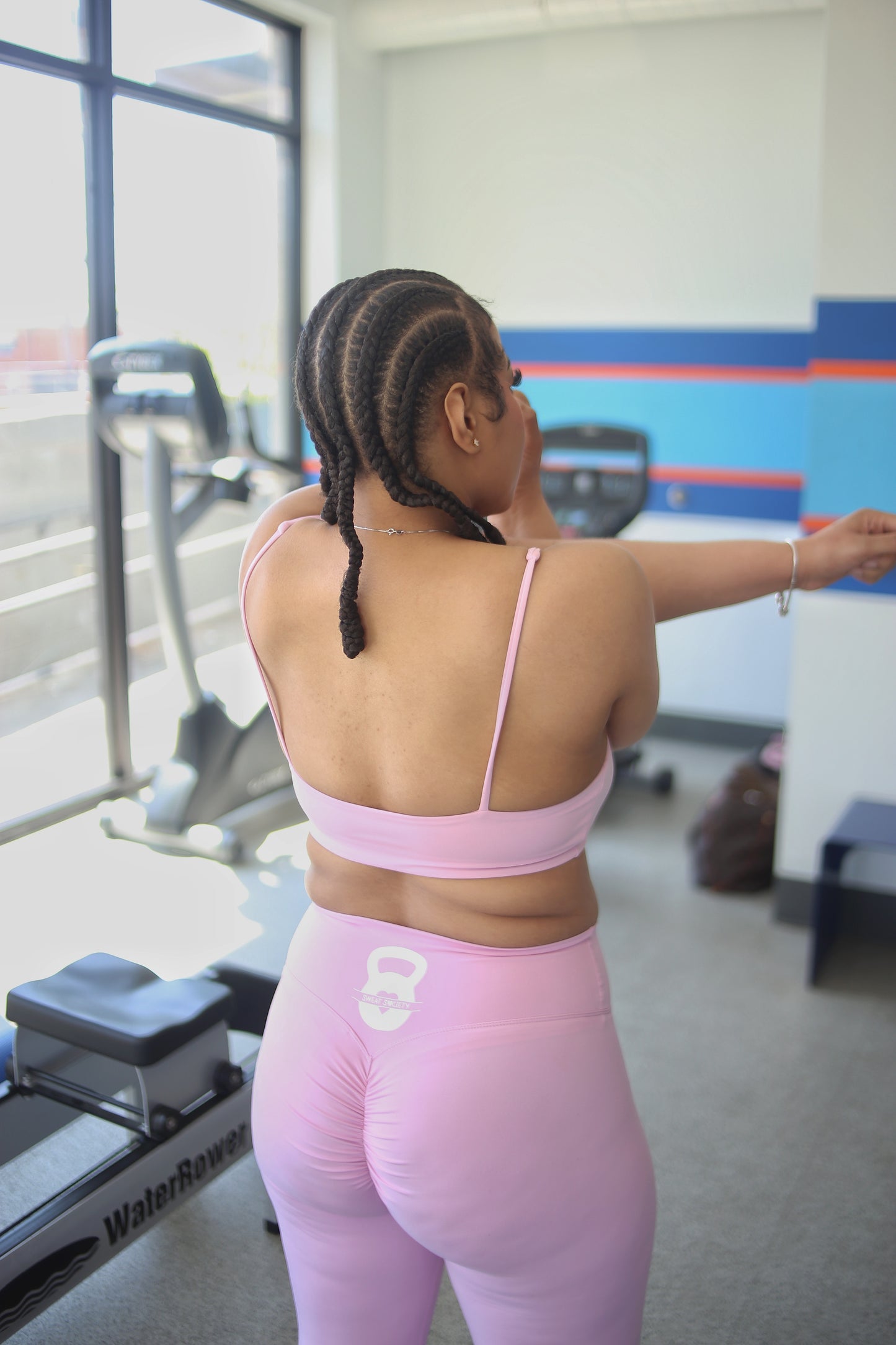 Pink Scrunchy Butt 2 Piece Set