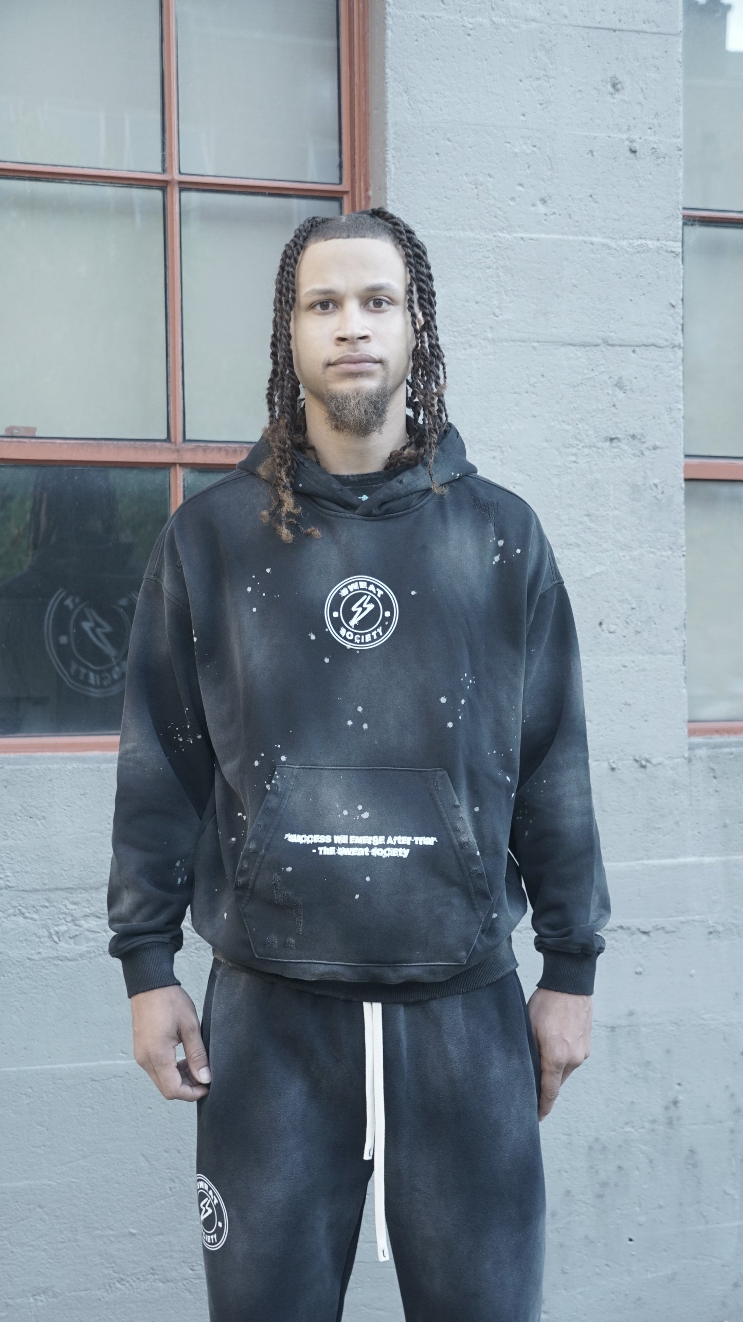Black Sweat Society Heavyweight Hoodie