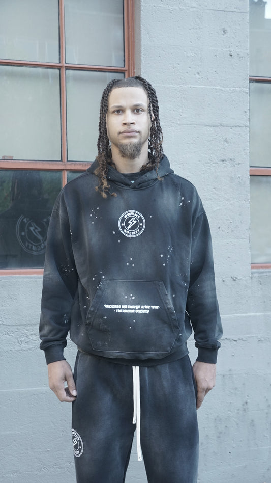Black Sweat Society Heavyweight Hoodie