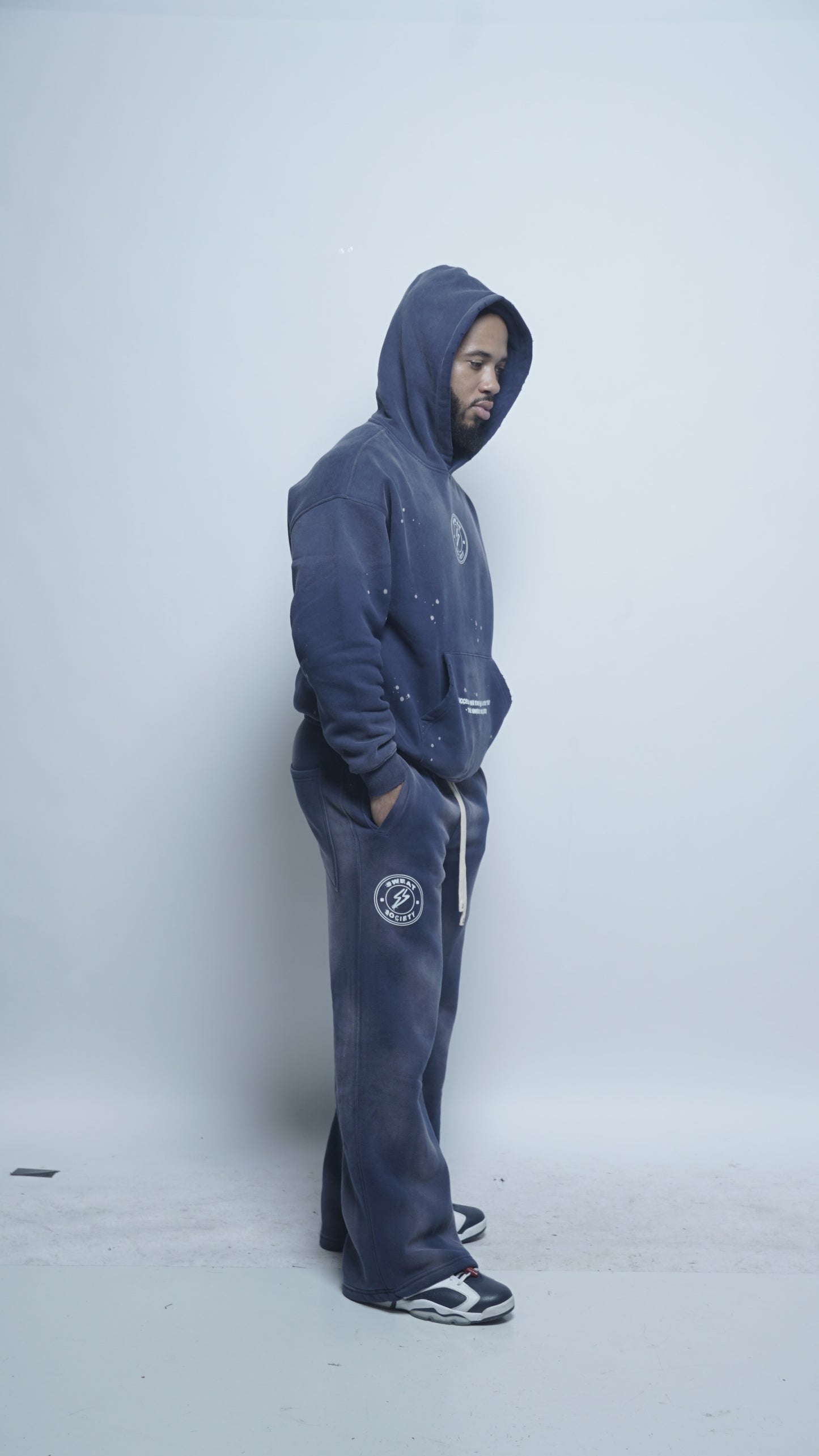 Blue Sweat Society Heavy-Weight Sweatpants