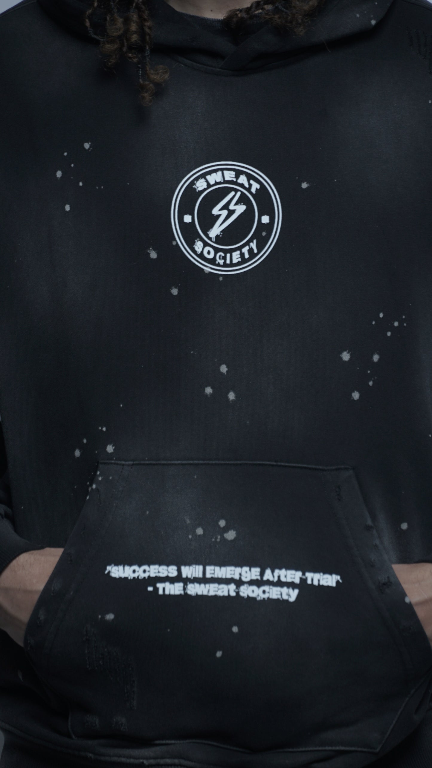 Black Sweat Society Heavyweight Hoodie